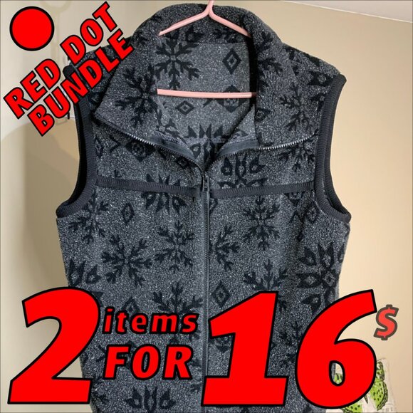 UNIQUE Handmade Sleeveless Fleece Jacket - Picture 1 of 8